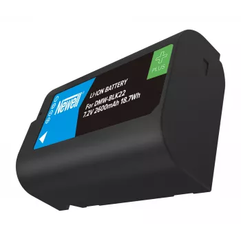 Newell Akumulator Plus Batteria ricaricabile di ricambio DMW-BLK22 per Panasonic