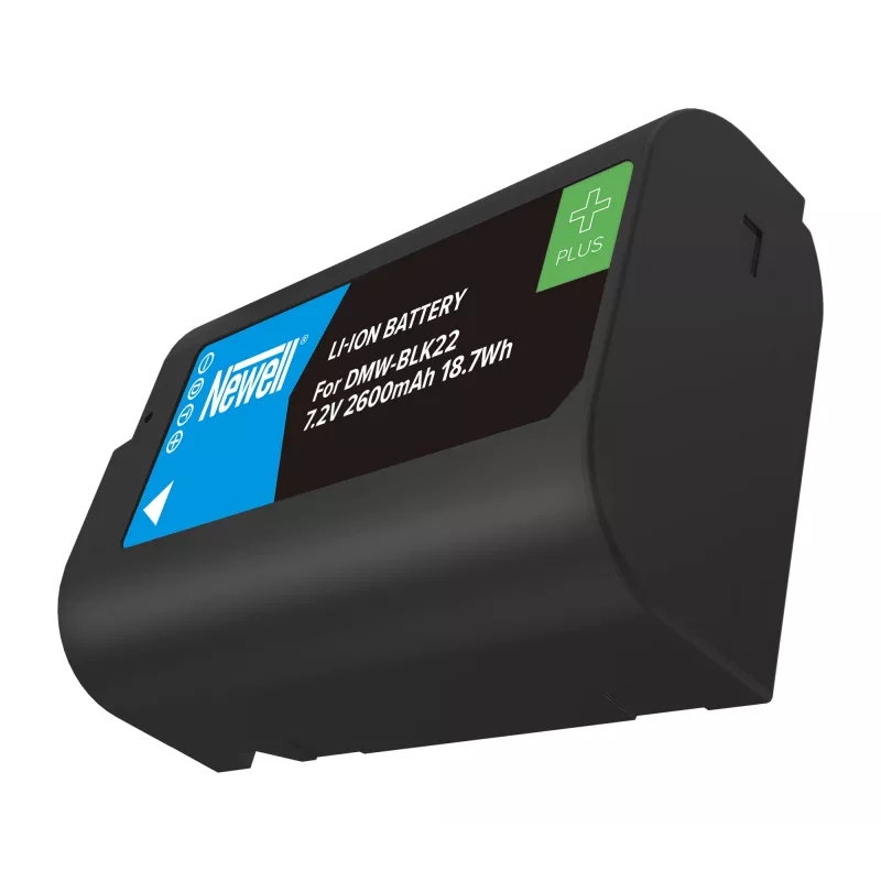 Newell Akumulator Plus Batteria ricaricabile di ricambio DMW-BLK22 per Panasonic