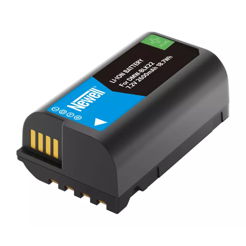 Newell Akumulator Plus Batteria ricaricabile di ricambio DMW-BLK22 per Panasonic