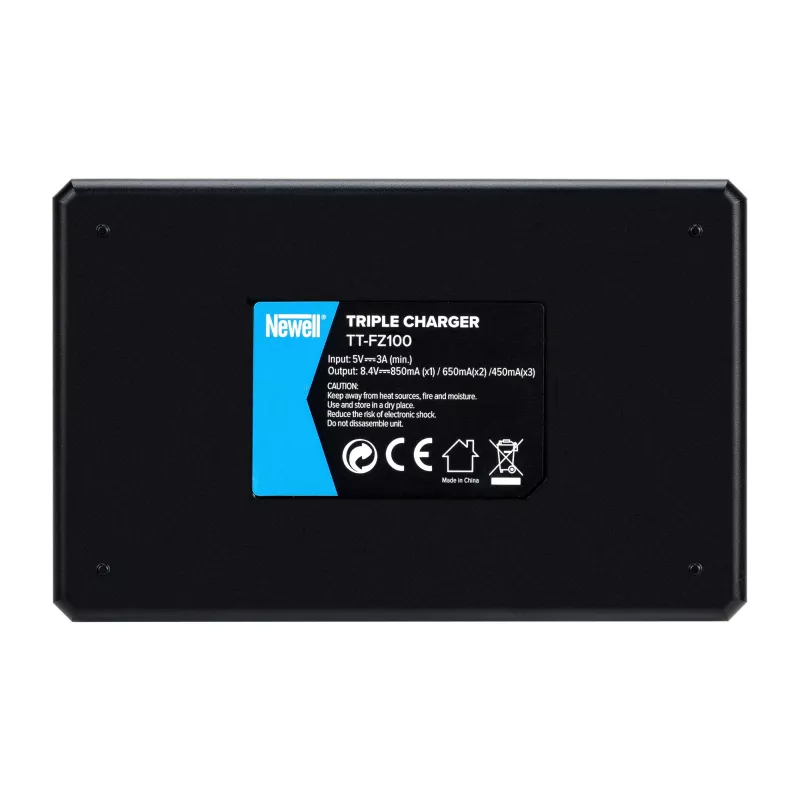 Newell TT-USB-C Triple Channel Battery Charger per Sony NP-FZ100