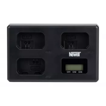 Caricabatterie Newell TT-USB-C Triple-Channel per batterie Sony NP-FW50