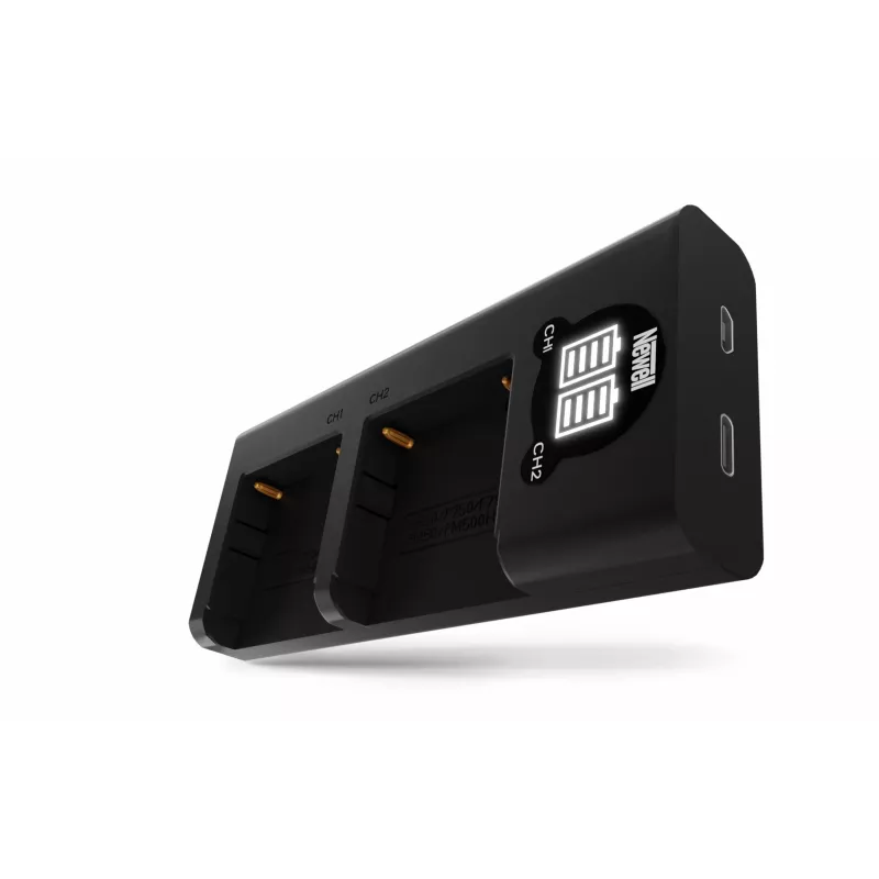 Caricabatterie Newell Dual-Channel USB-C DL-USB-C e 2 batterie NP-F770 per Sony
