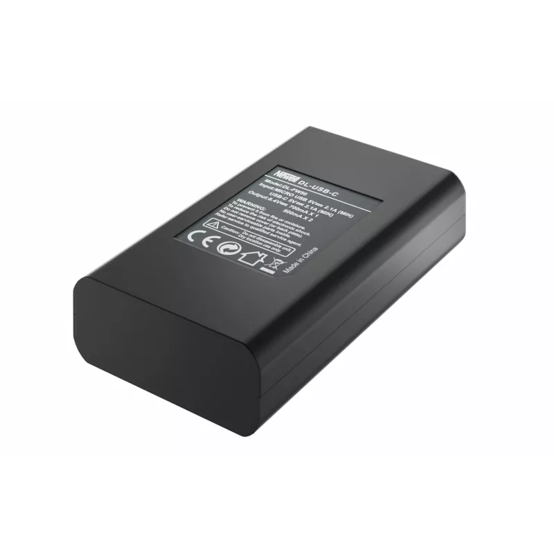 Caricabatterie Newell DL-USB-C Dual-Channel e set batteria NP-FW50 per Sony