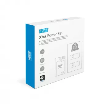 Kit caricabatterie Newell DL-USB-C Dual-Channel con batteria NP-F770 per Sony