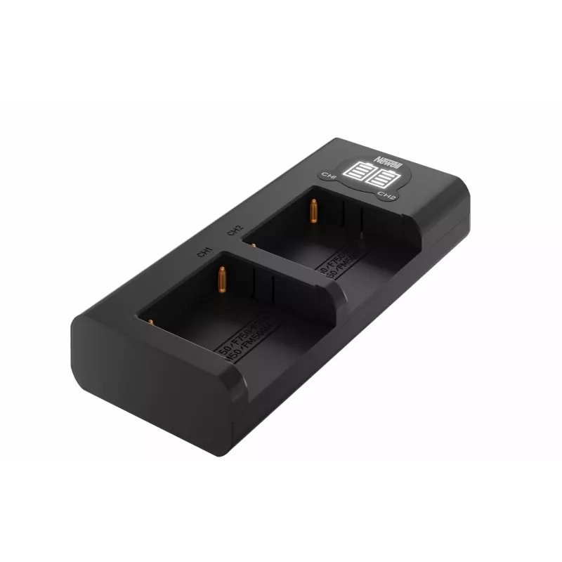 Kit caricabatterie Newell DL-USB-C Dual-Channel con batteria NP-F770 per Sony