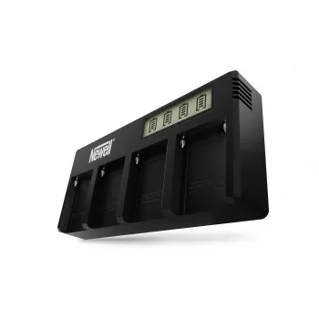Caricabatterie Newell DF-4CH a quattro canali per serie Sony NP-F