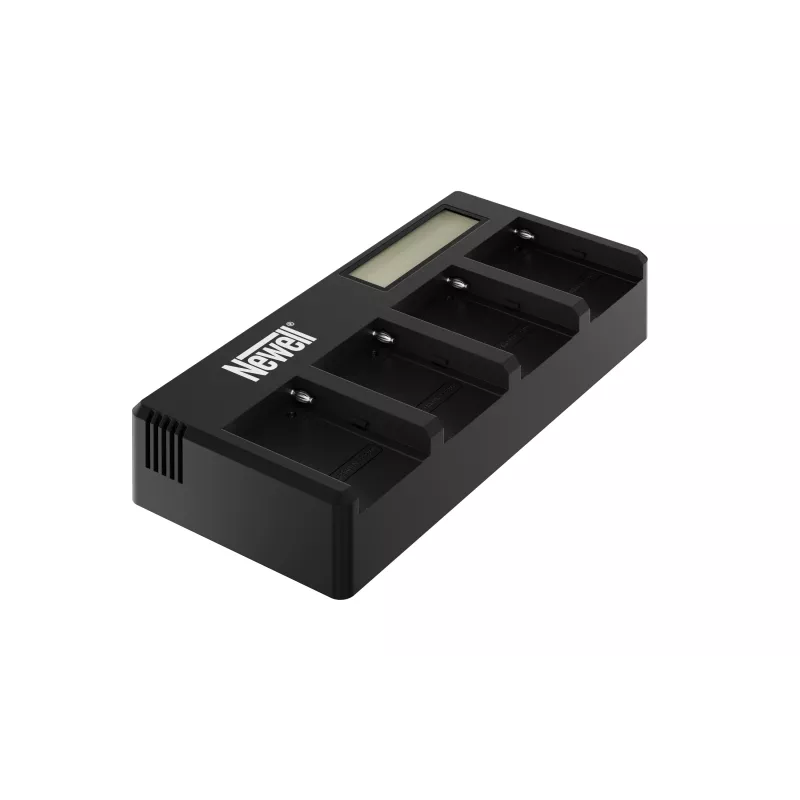 Caricabatterie Newell DF-4CH a quattro canali per serie Sony NP-F