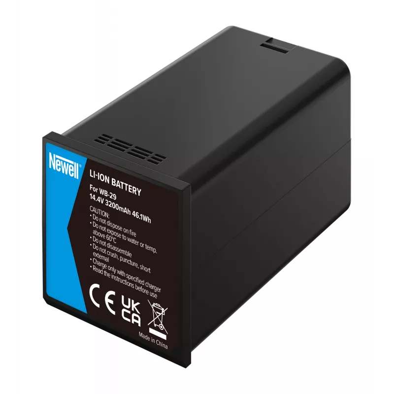 Batteria ricaricabile di ricambio Newell WB29 per Godox AD200