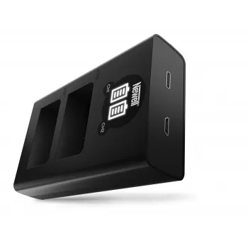 Caricabatterie Newell DL-USB-C a doppio canale per Nikon EN-EL25
