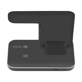 Stazione di ricarica wireless Newell induOne N-GY-Z5A per 3 dispositivi - nero