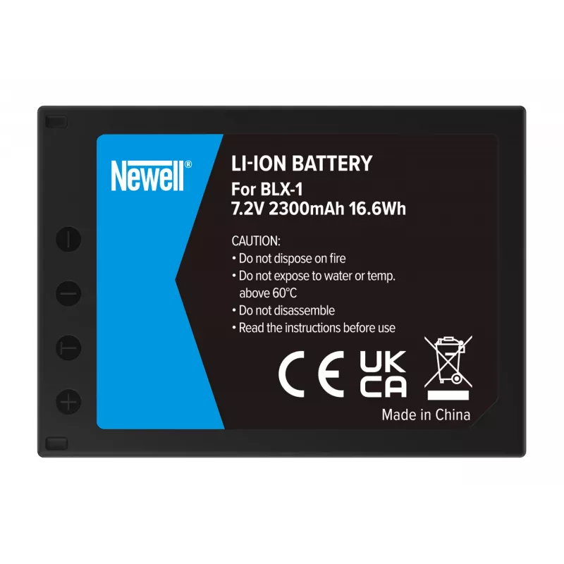 Batteria ricaricabile di ricambio Newell BLX-1 per Olympus