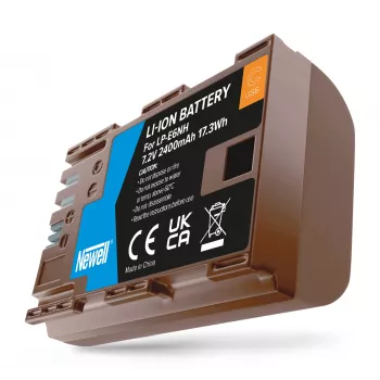 Batteria ricaricabile di ricambio Newell LP-E6NH USB-C per Canon