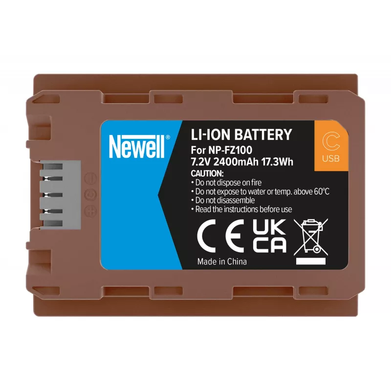 Batteria ricaricabile di ricambio Newell NP-FZ100 USB-C per Sony