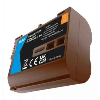 Batteria ricaricabile di ricambio Newell EN-EL15C con USB-C per Nikon