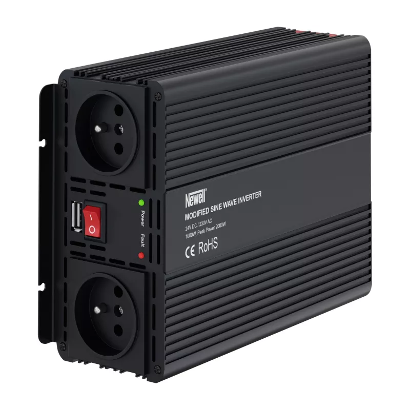 Inverter di potenza Newell a onda sinusoidale modificata - 24 V / 230 V, 1000 W