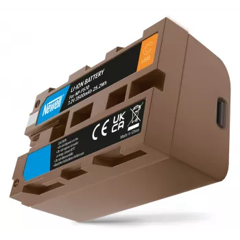 Batteria ricaricabile di ricambio Newell NP-F570 USB-C per Sony