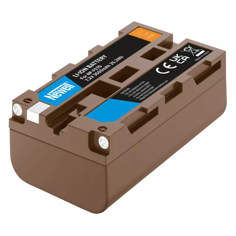 Batteria ricaricabile di ricambio Newell NP-F570 USB-C per Sony