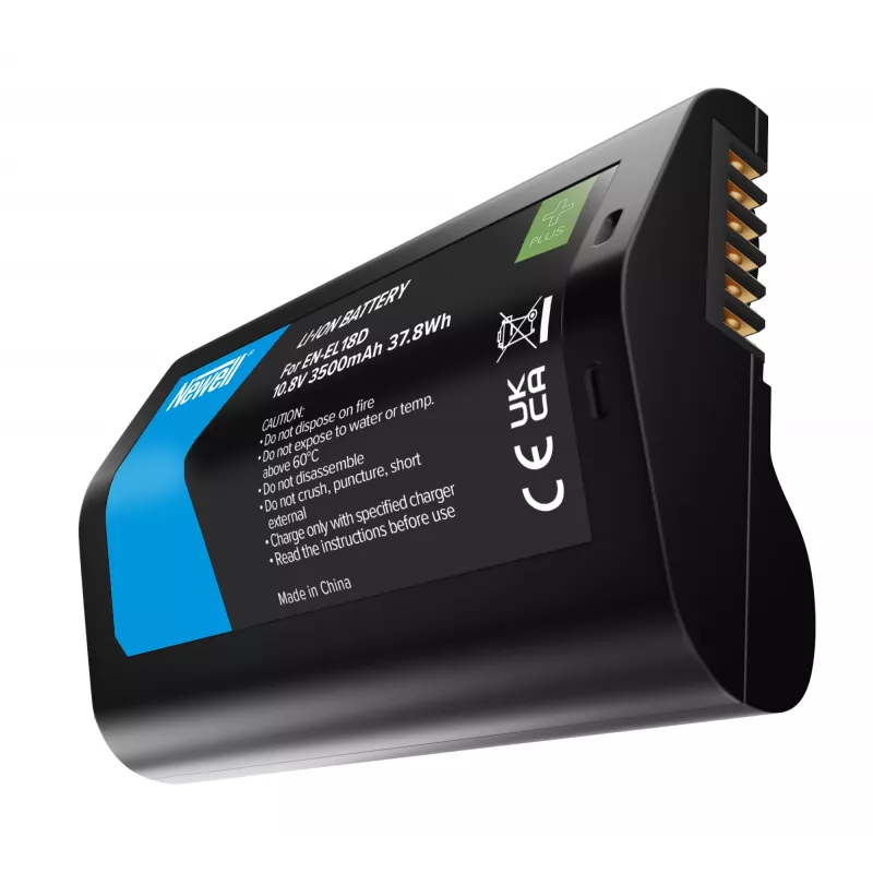 Batteria ricaricabile di ricambio Newell Plus EN-EL18d per Nikon