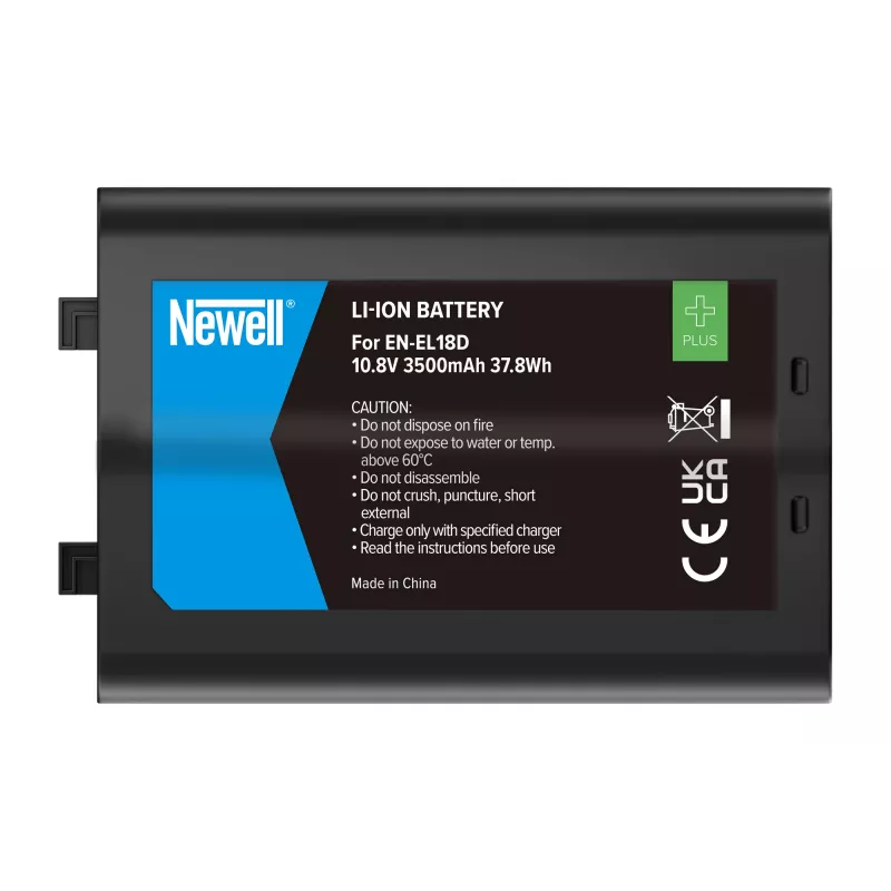 Batteria ricaricabile di ricambio Newell Plus EN-EL18d per Nikon
