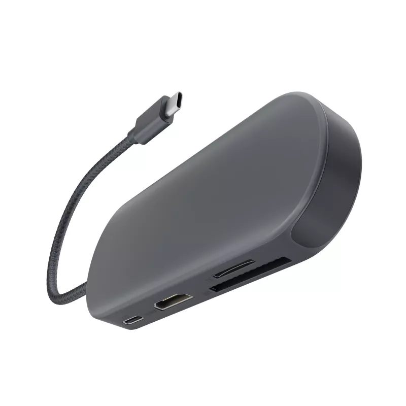 Hub Newell 7 in 1 USB-C - grafite