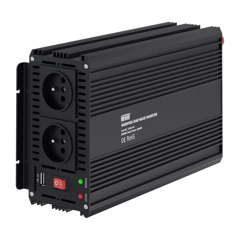Inverter di potenza Newell a onda sinusoidale modificata 12V/230V 2000W