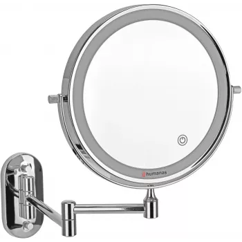 Specchio LED Humanas HS-BM01, argento