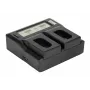 Caricabatterie Newell DC-LCD a doppio canale per batterie Panasonic DMW-BLK22