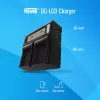 Caricabatterie Newell DC-LCD a doppio canale per batterie Panasonic DMW-BLK22