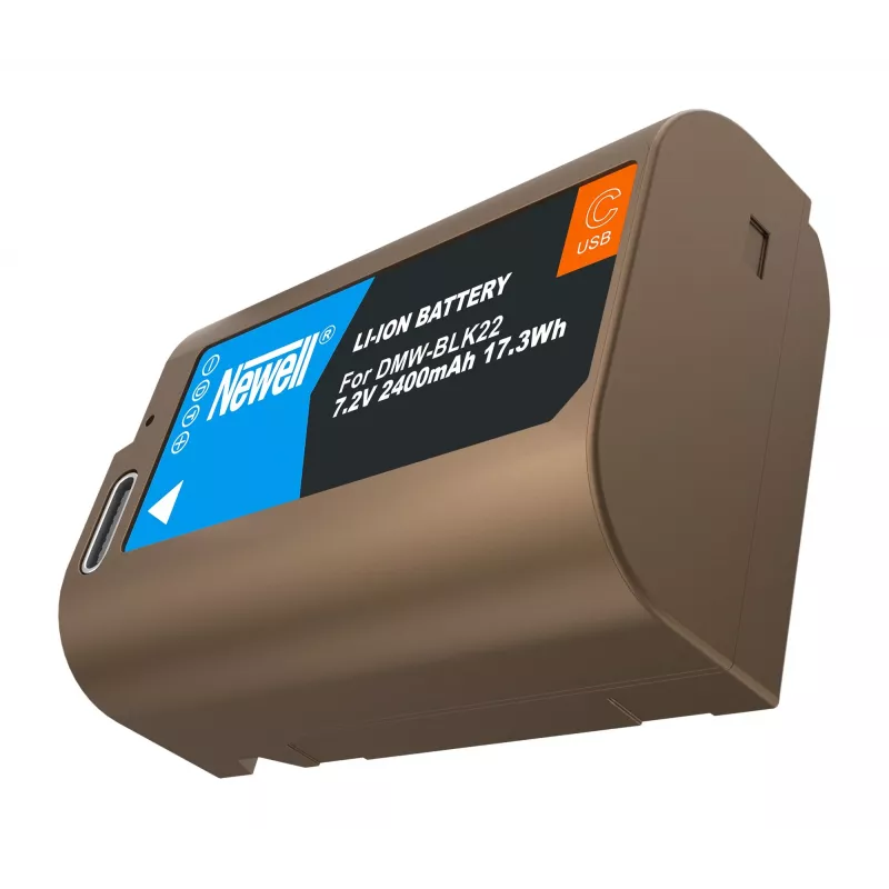Batteria ricaricabile di ricambio Newell DMW-BLK22 USB-C per Panasonic