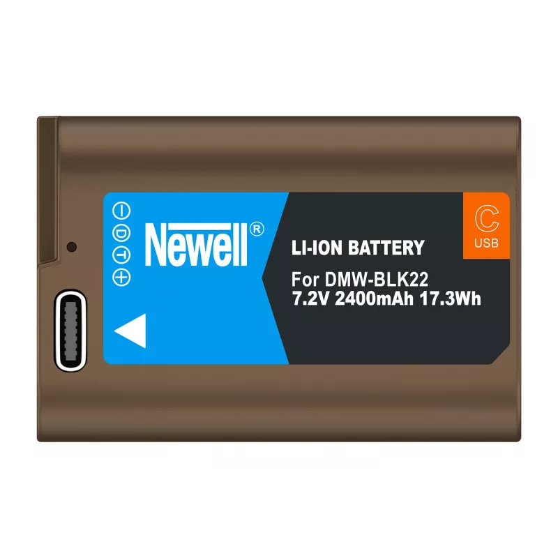Batteria ricaricabile di ricambio Newell DMW-BLK22 USB-C per Panasonic