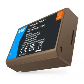 Batteria ricaricabile di ricambio Newell LP-E10 USB-C per Canon
