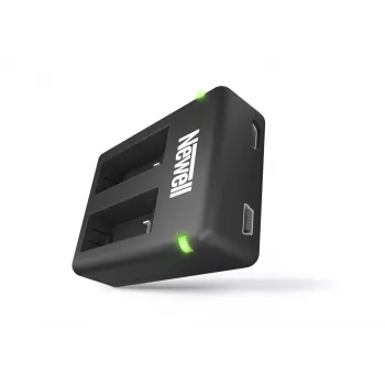 Caricabatterie USB doppio Newell SDC-USB per batterie Kodak LB-015