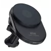 Supporto auto Newell S18 MagSafe con caricabatterie wireless - nero