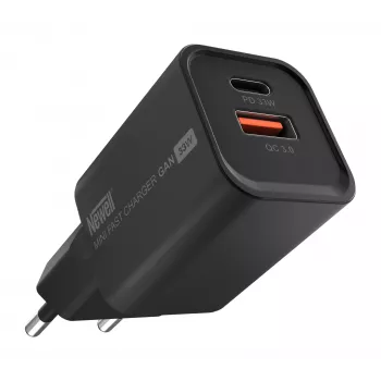 Caricabatterie Newell GaN 33 W USB-C nero