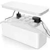 MOZOS KBO-LW Scatola organizza ciabatta Bianco