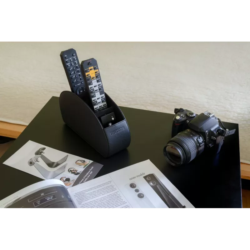 Organizer in pelle per telecomando MOZOS RCH-1 Nero