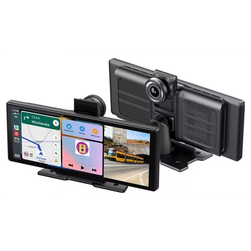 Tracer CR-PLAY 10.2 Ricevitore wireless CarPlay/Android Auto con touchscreen IPS da 10,2 pollici