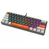 Tracer GameZone Claws 61 Tastiera da gaming meccanica con filo, layout 60%, switch blu, retroilluminazione RGB, Grigio