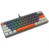 Tracer GameZone Claws 61 Tastiera da gaming meccanica con filo, layout 60%, switch blu, retroilluminazione RGB, Grigio