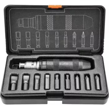 NEO TOOLS Set cacciaviti a percussione, 11 pezzi