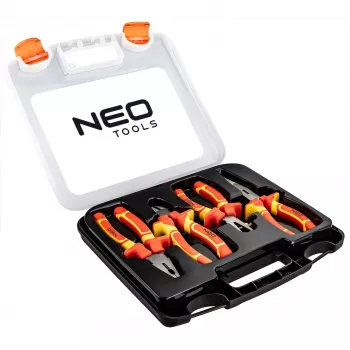 NEO TOOLS Set pinze isolati 1000V, 4 pezzi