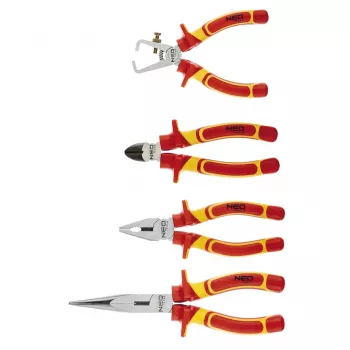 NEO TOOLS Set pinze isolati 1000V, 4 pezzi
