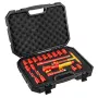 NEO TOOLS Set bussole a innesto isolati 1000V, 19 pezzi, attacco 1/2 inch, acciaio cromo-vanadio, certificato VDE
