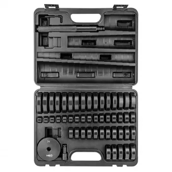 Kit NEO TOOLS per montaggio cuscinetti, guarnizioni e fissaggi in gomma - set da 51 pezzi