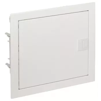 ELEKTRO-PLAST MSF RP Distributore in plastica PT 14M 1x 14M N+PE IP30 IK05 329x358x94 porta in metallo bianco
