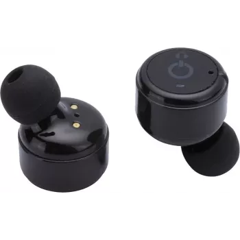 Platinet Auricolari Bluetooth in-ear con base di ricarica V4.2 CVC6.0 Active
