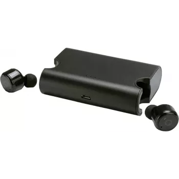 Platinet Auricolari Bluetooth in-ear con base di ricarica V4.2 CVC6.0 Active