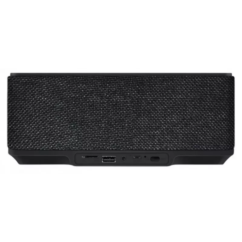 Platinet PMGQ15B - Altoparlante stereo portatile wireless 10W - Nero - Display LCD