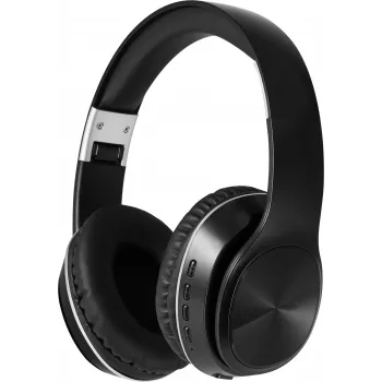 Omega Freestyle FH0925 cuffie Bluetooth wireless con cancellazione attiva del rumore, nero (44903)