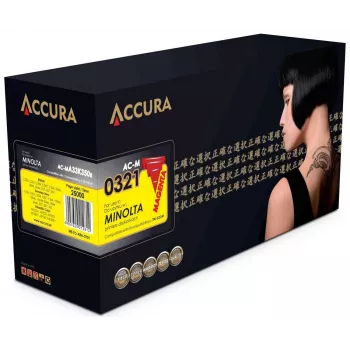 Cartuccia toner compatibile Accura magenta (sostitutivo TN-321M) per Konica Minolta bizhub C224/C284/C364/C224e/C284e/C364e